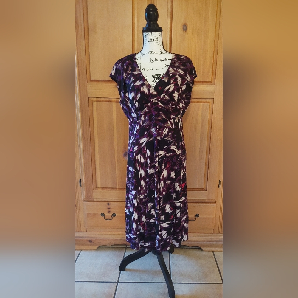 Kasper Purple Dress